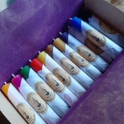 12 Velas diferentes colores para Intencionar